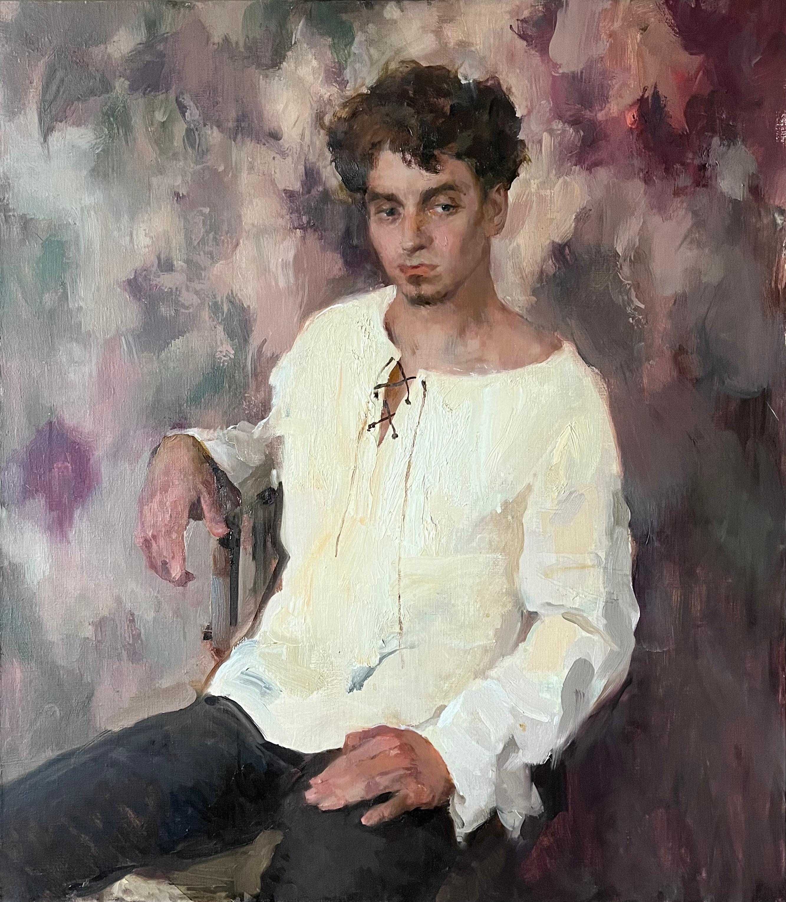 Artem's portrait. Original modern art painting