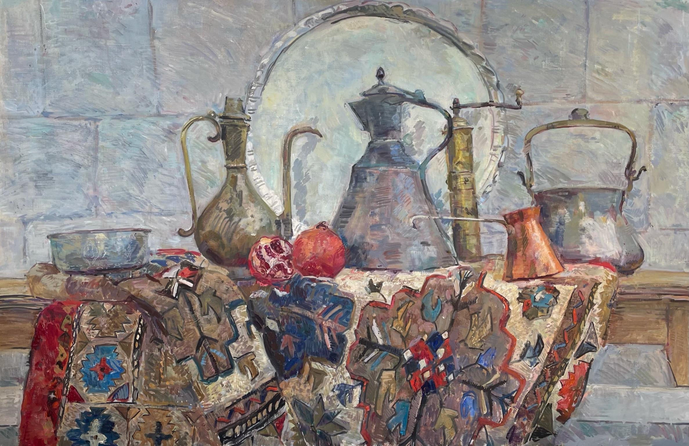 Crimean still life. Original modern art painting