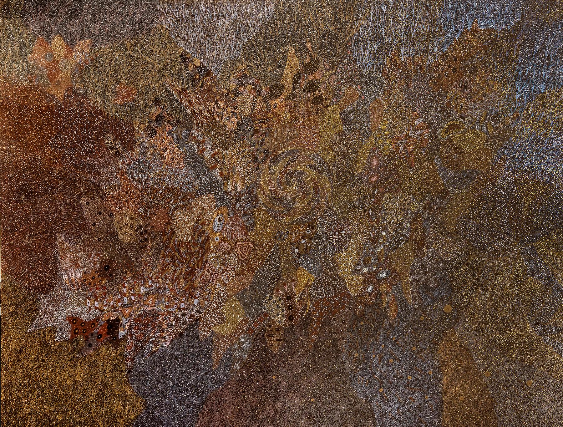 Астероид Оумуамуа . Original modern art painting