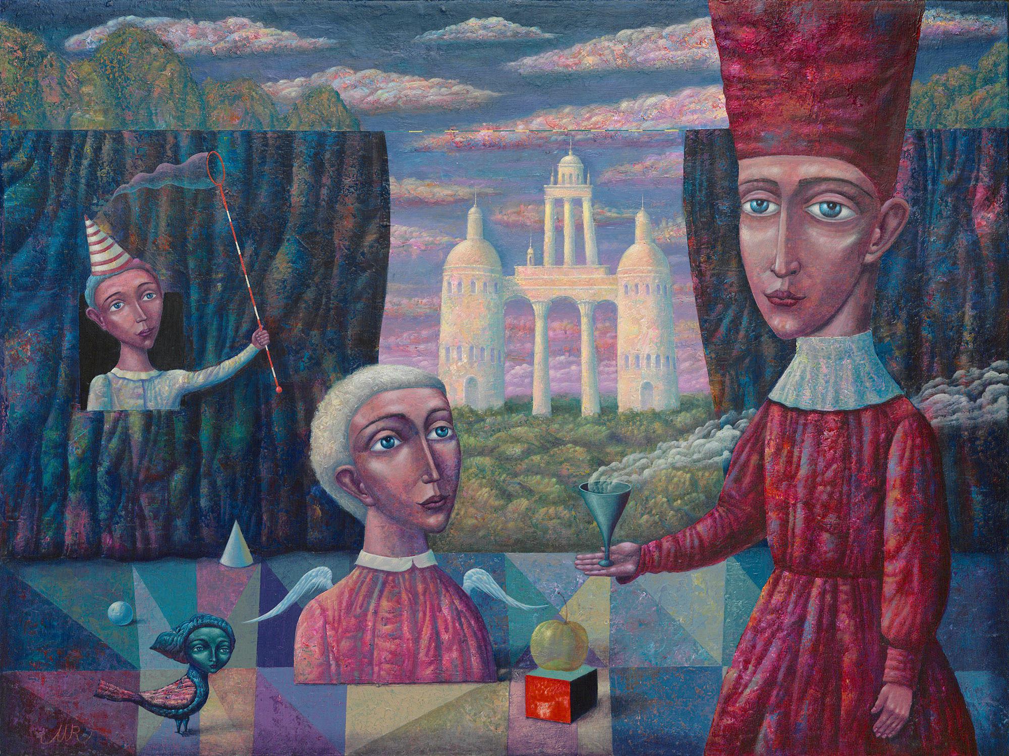 Хозяин марионеток. Original modern art painting