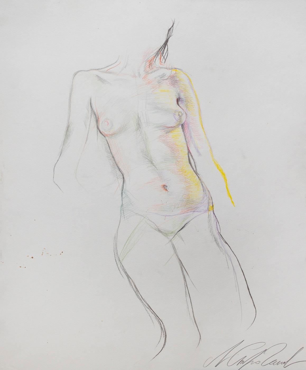 裸体. Original modern art painting