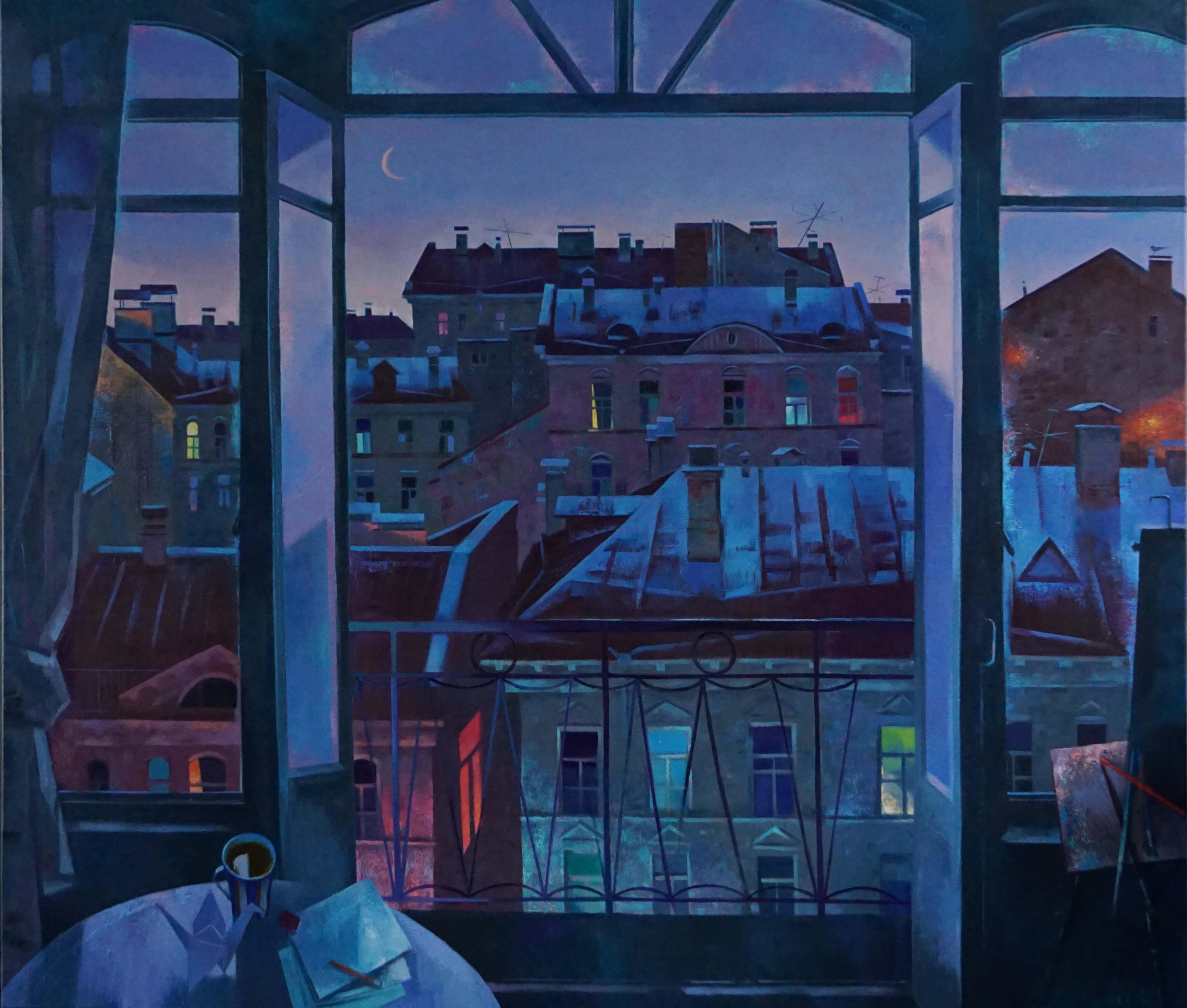 Счастье где-то рядом. Original modern art painting