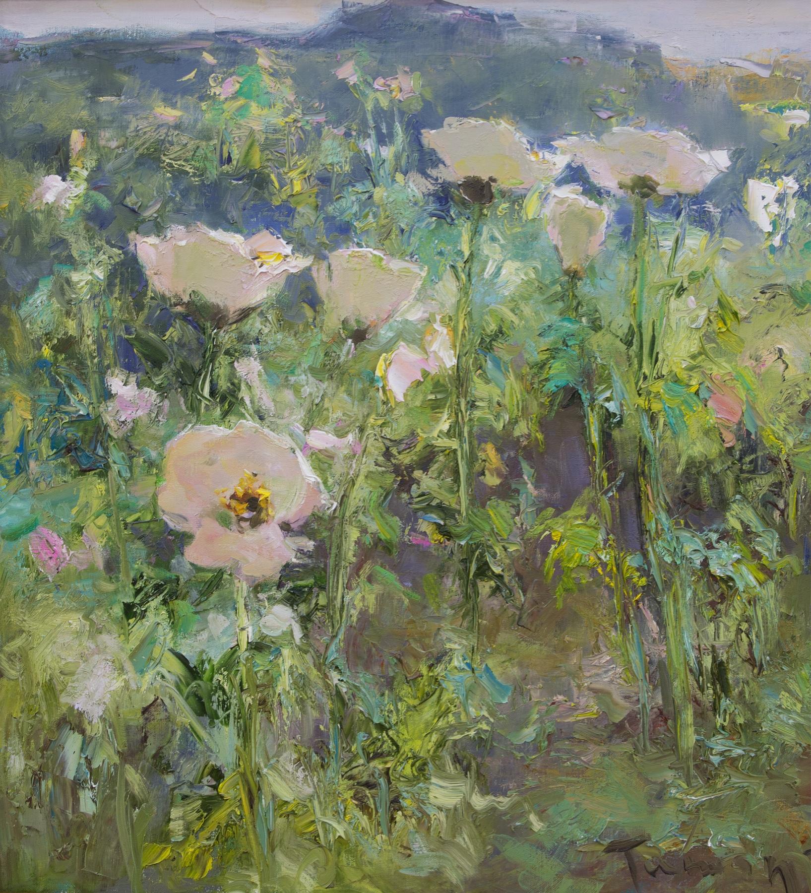 солнечные маки. Original modern art painting
