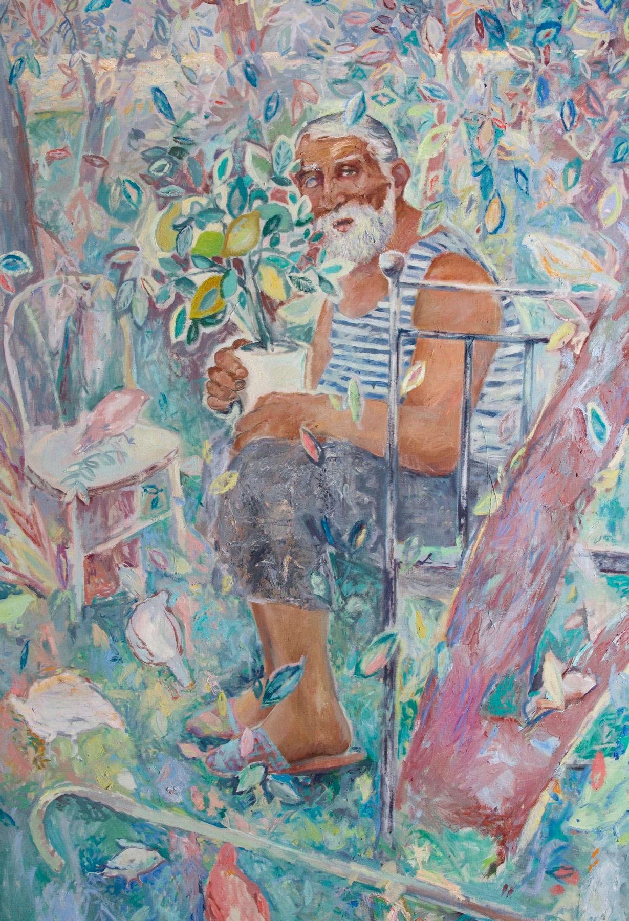 Early spring. Original modern art painting
