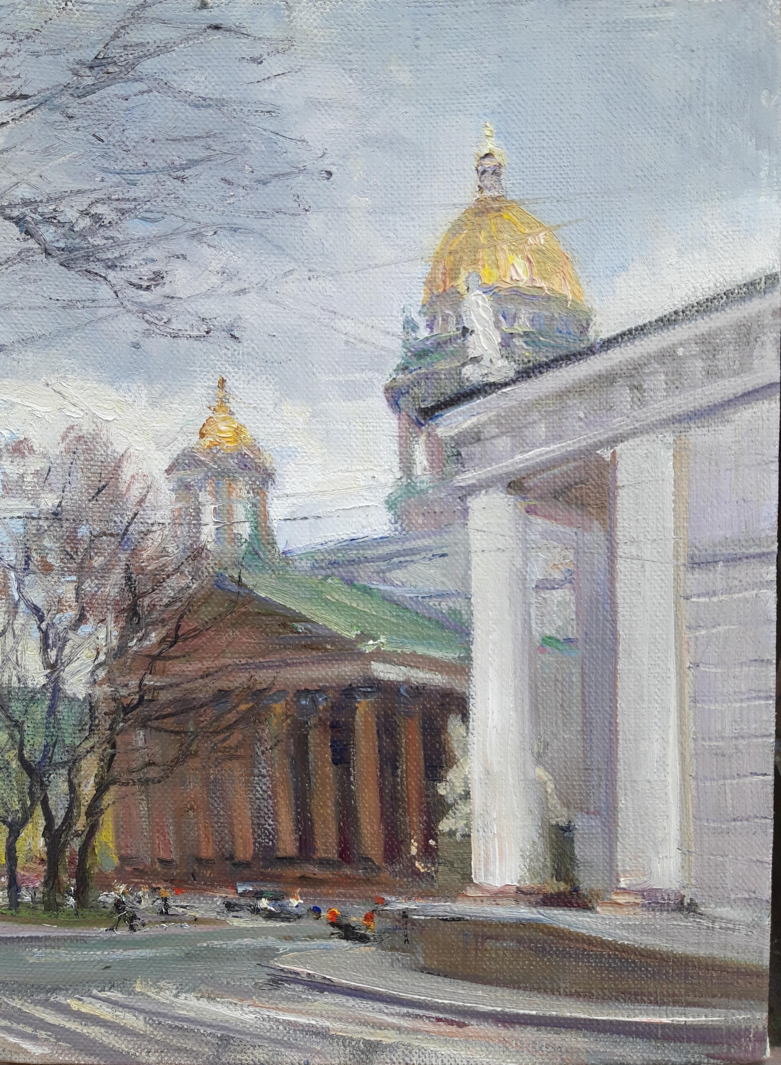 Колонны Ц.В.З. Original modern art painting