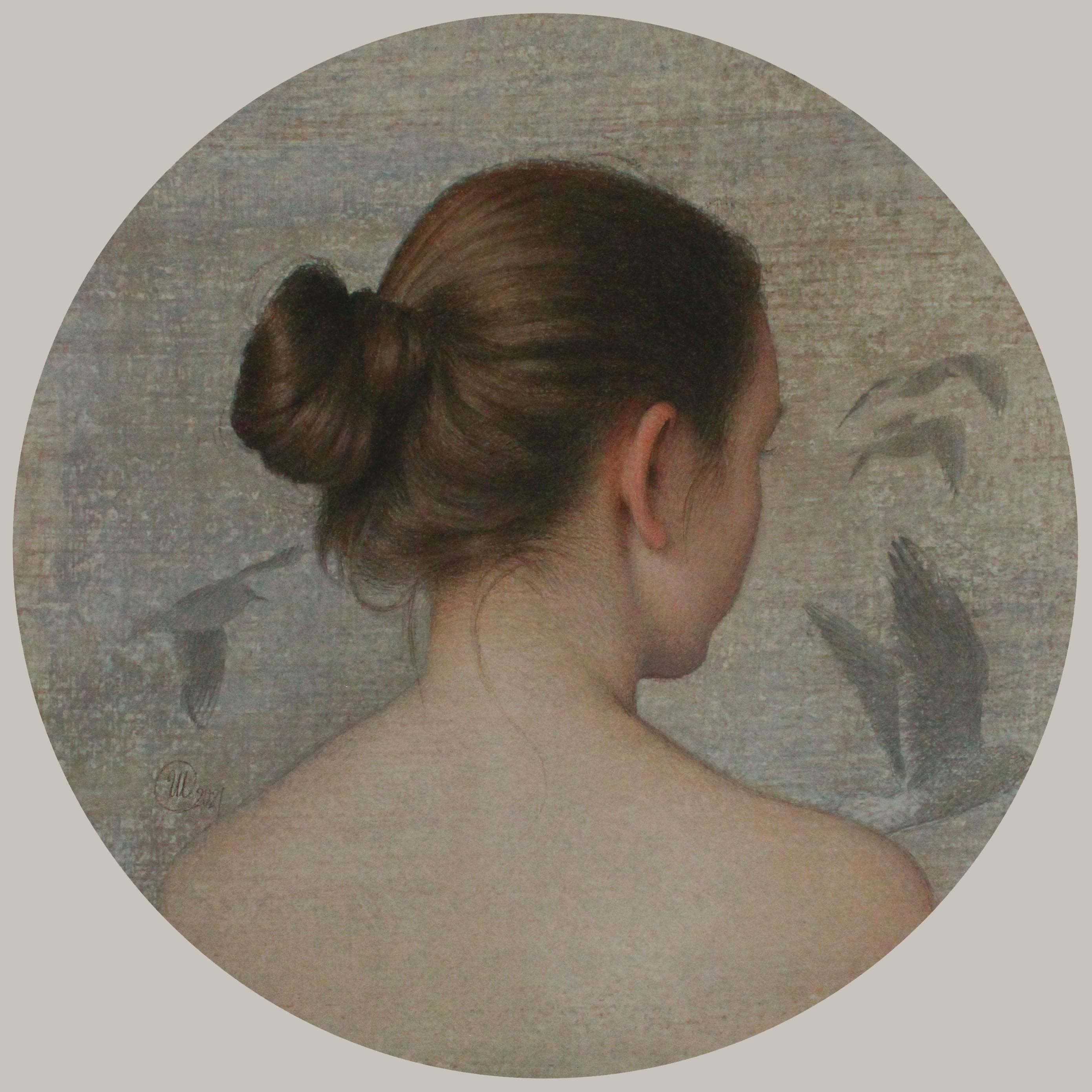 "Ожидание". Original modern art painting