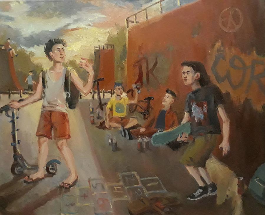 Izotova D. Original modern art painting