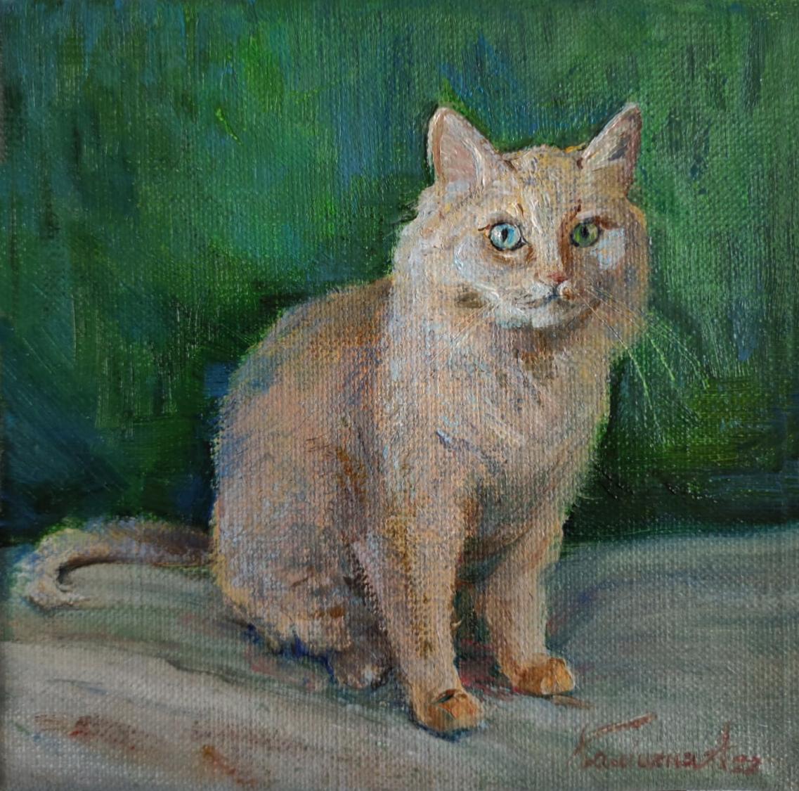 Пончик. 2022. Original modern art painting