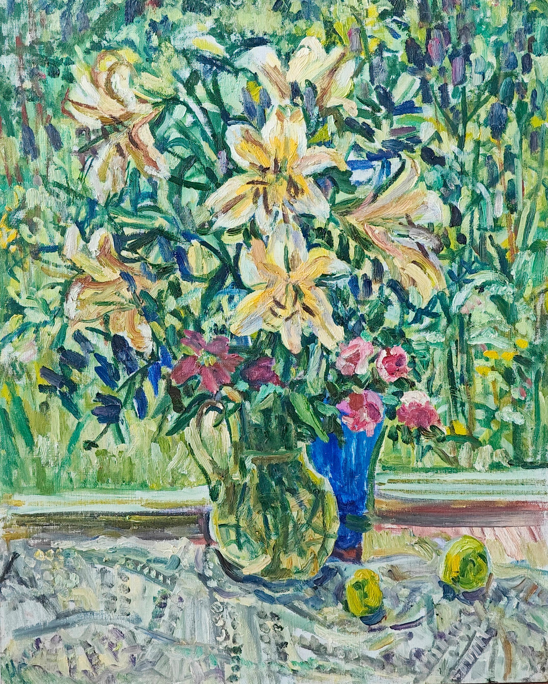 Букет на солнце 2015 г. Original modern art painting