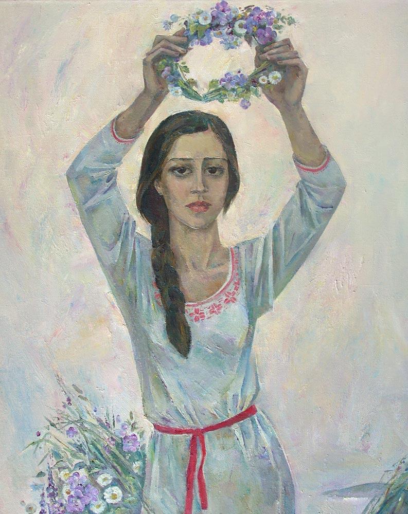 Посланник. Original modern art painting
