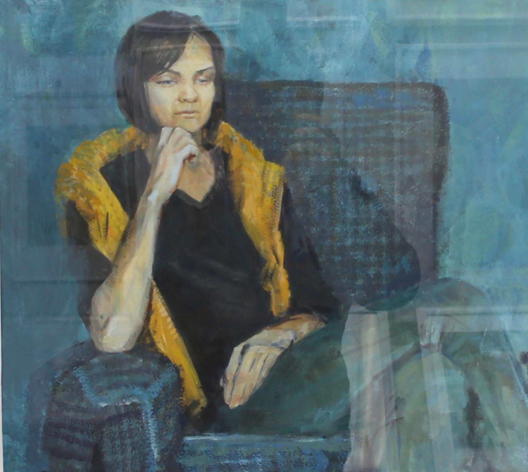 Королева а. Original modern art painting