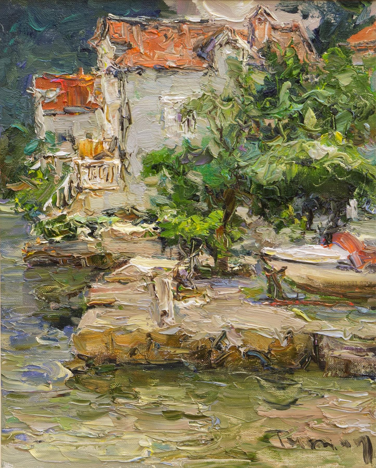 серия этюдов Черногории. Original modern art painting