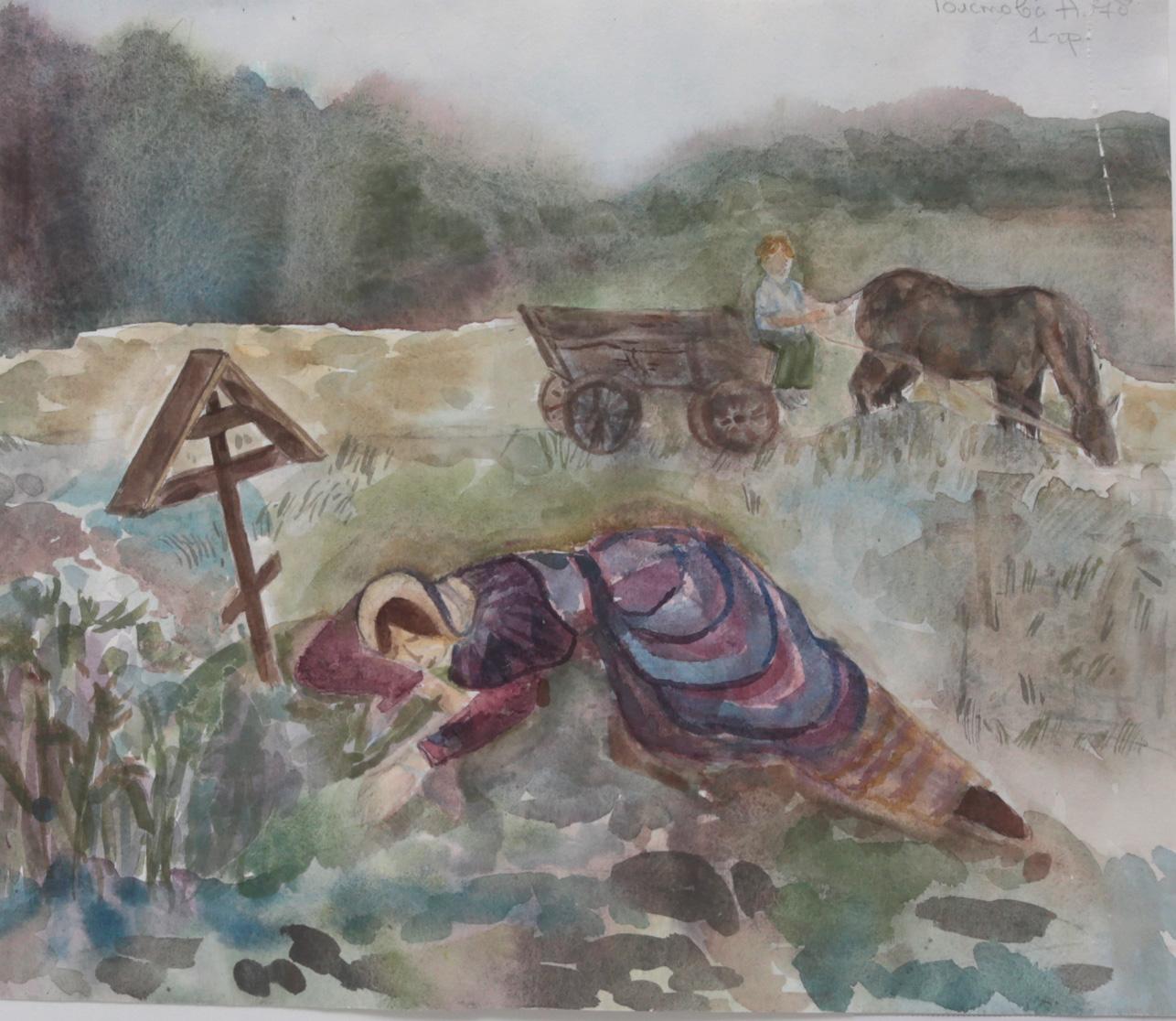 Tolstova A. Original modern art painting