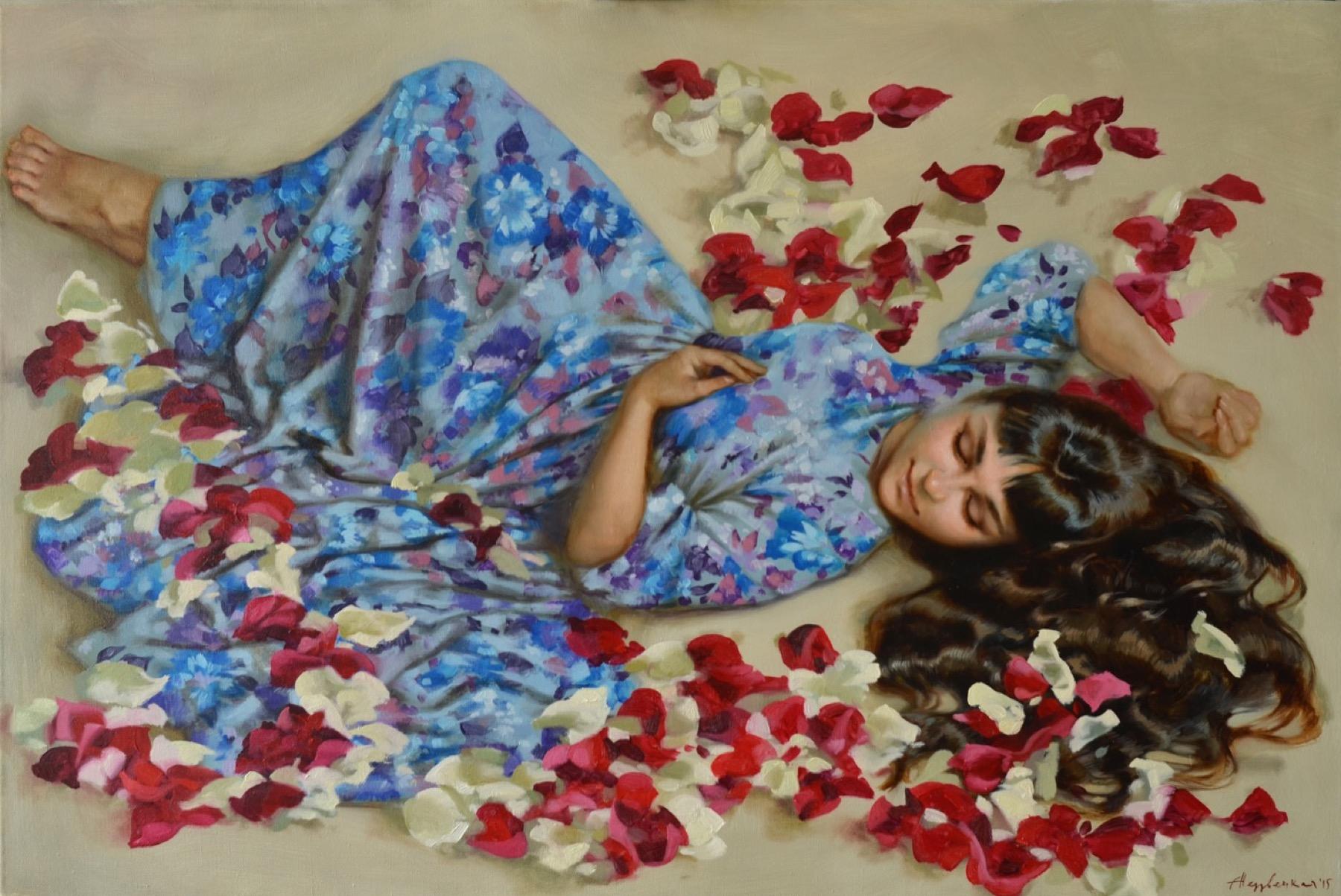 блаженство. Original modern art painting