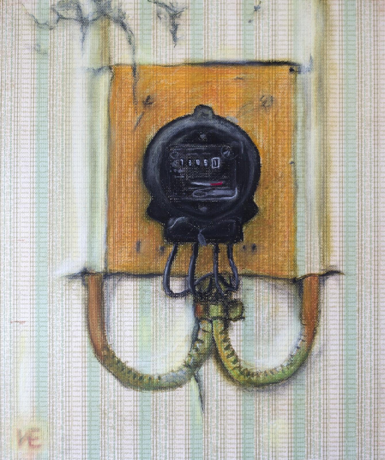 计数器. 系列遗忘的东西. Original modern art painting