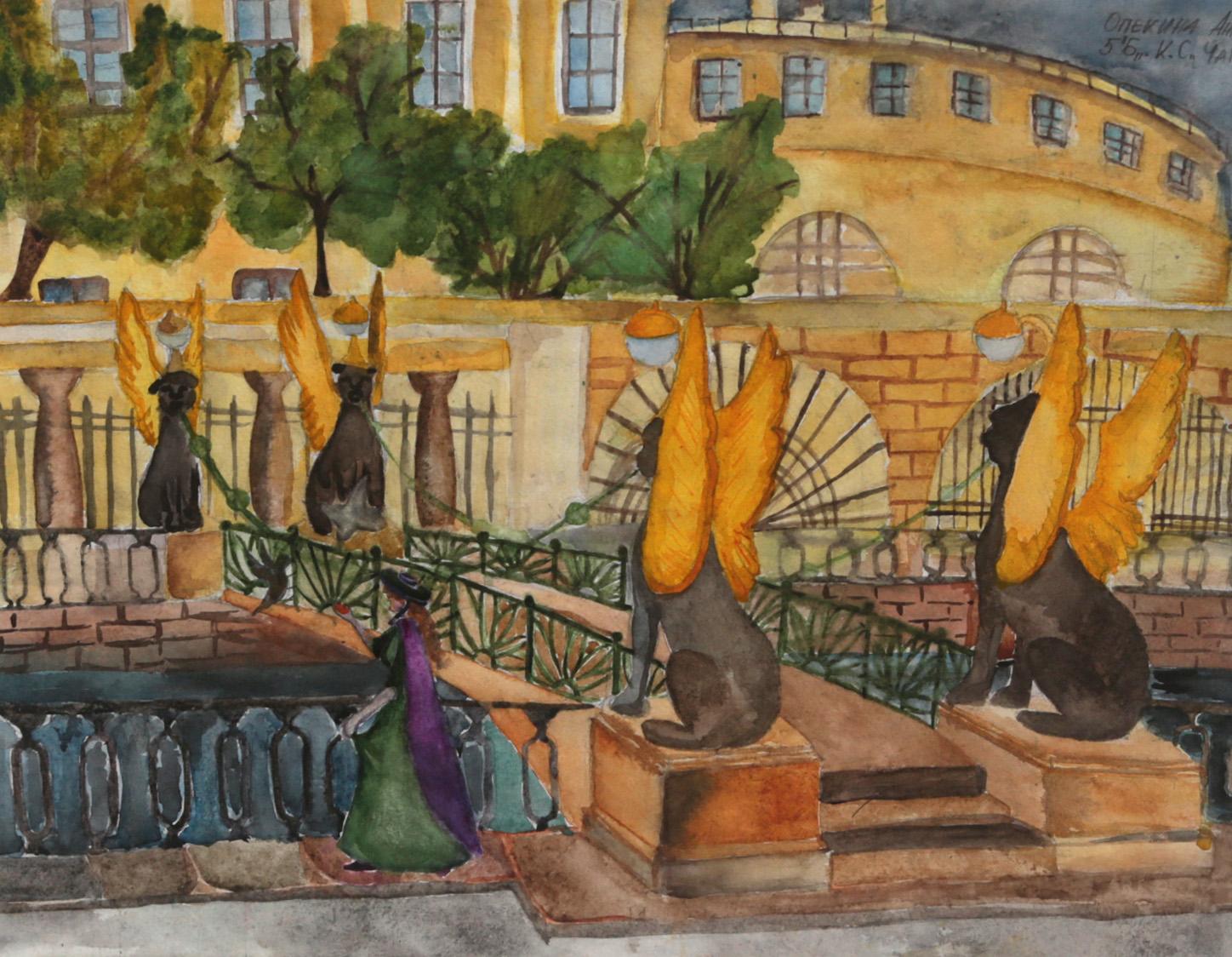 Opekina A. Original modern art painting