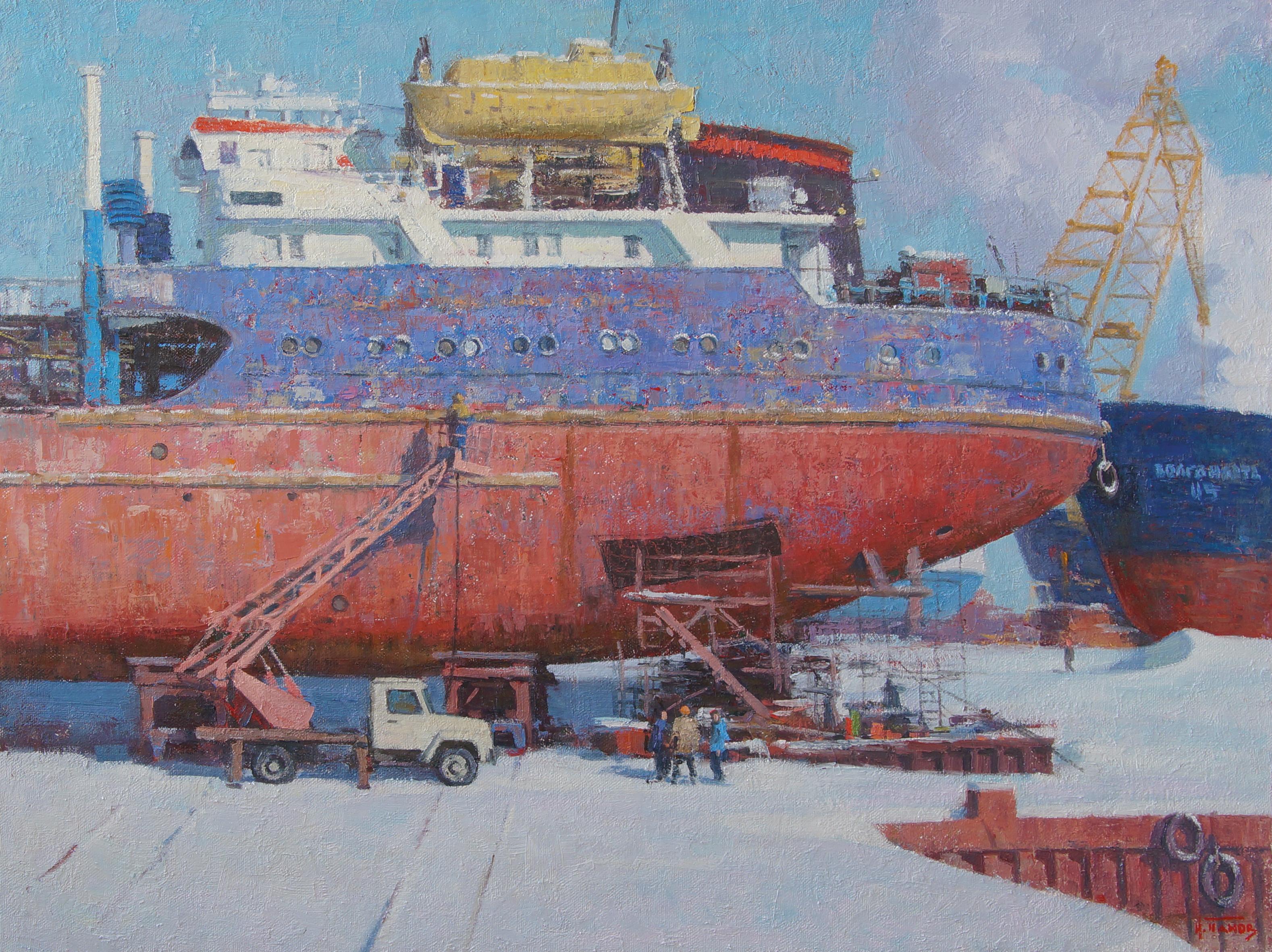 Repair of a large ship