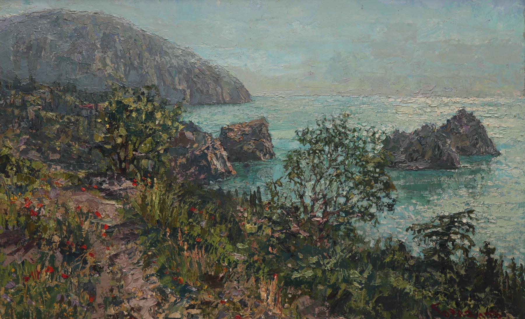 Скалы. Original modern art painting