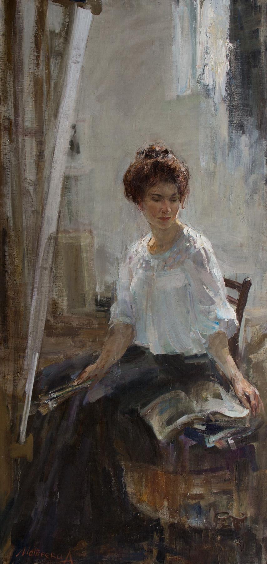 Ира. Original modern art painting