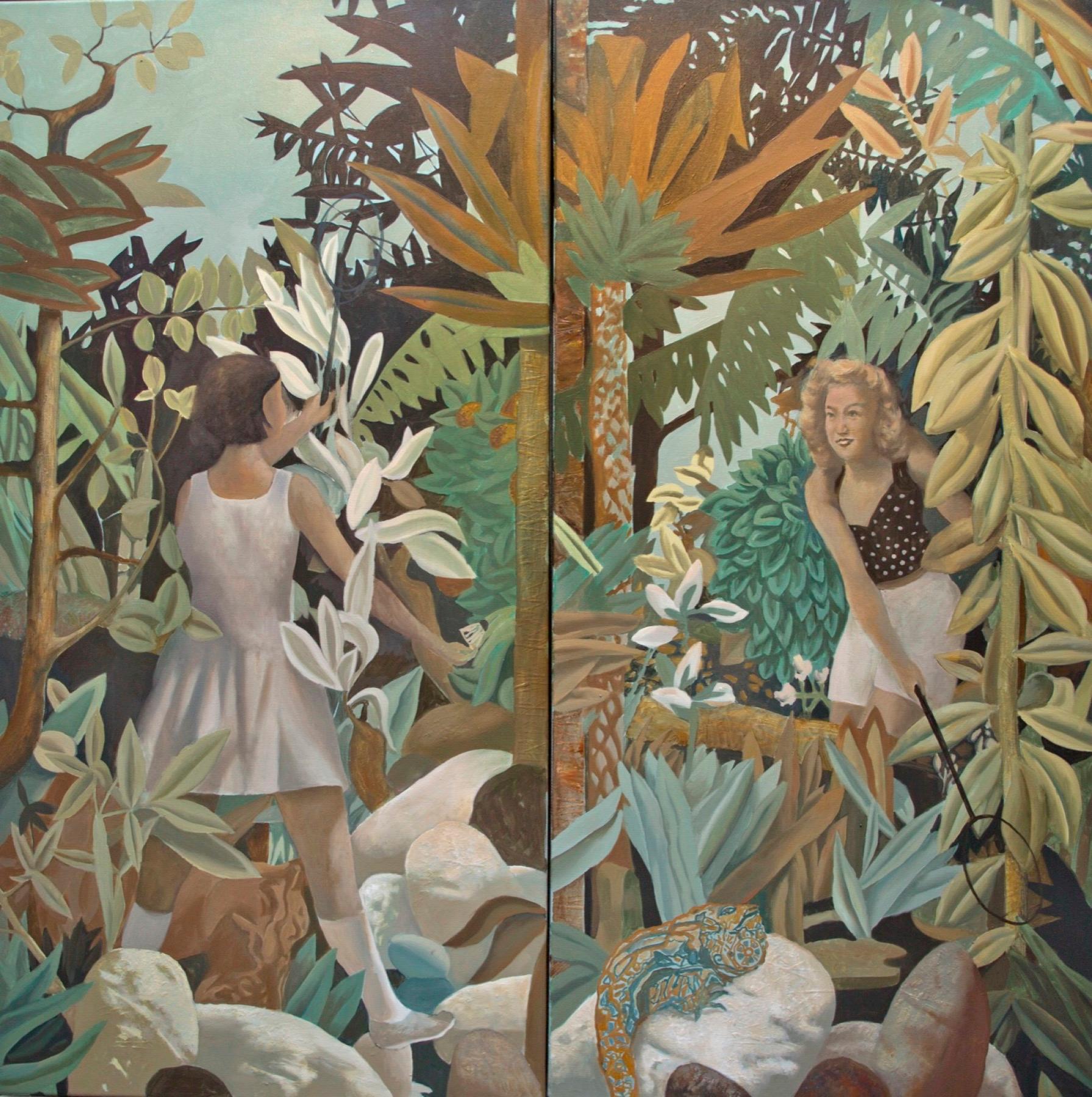 Jungle. Original modern art painting