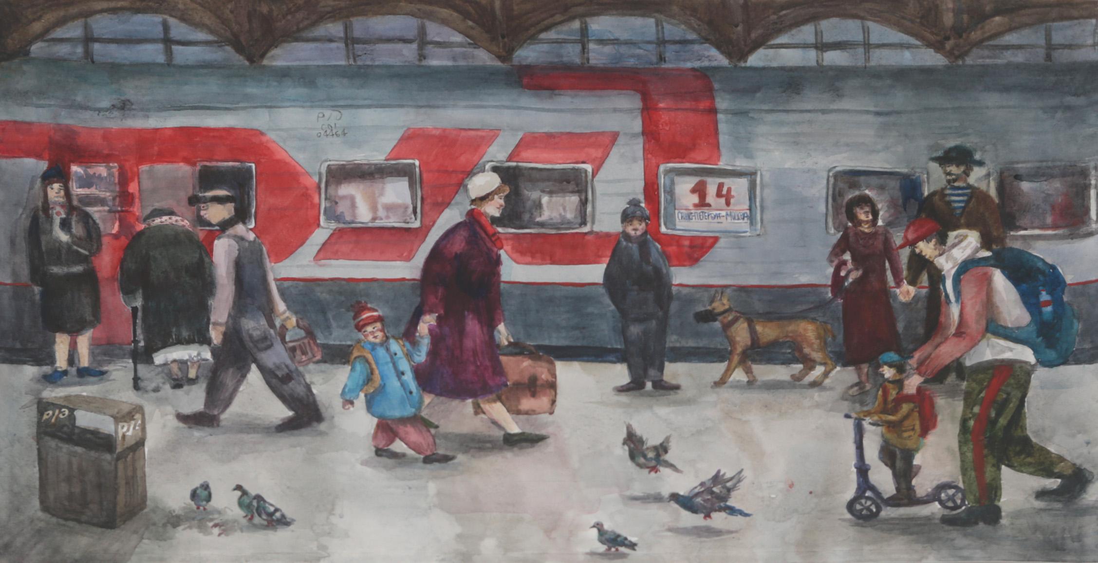 Mazmanova E. Original modern art painting