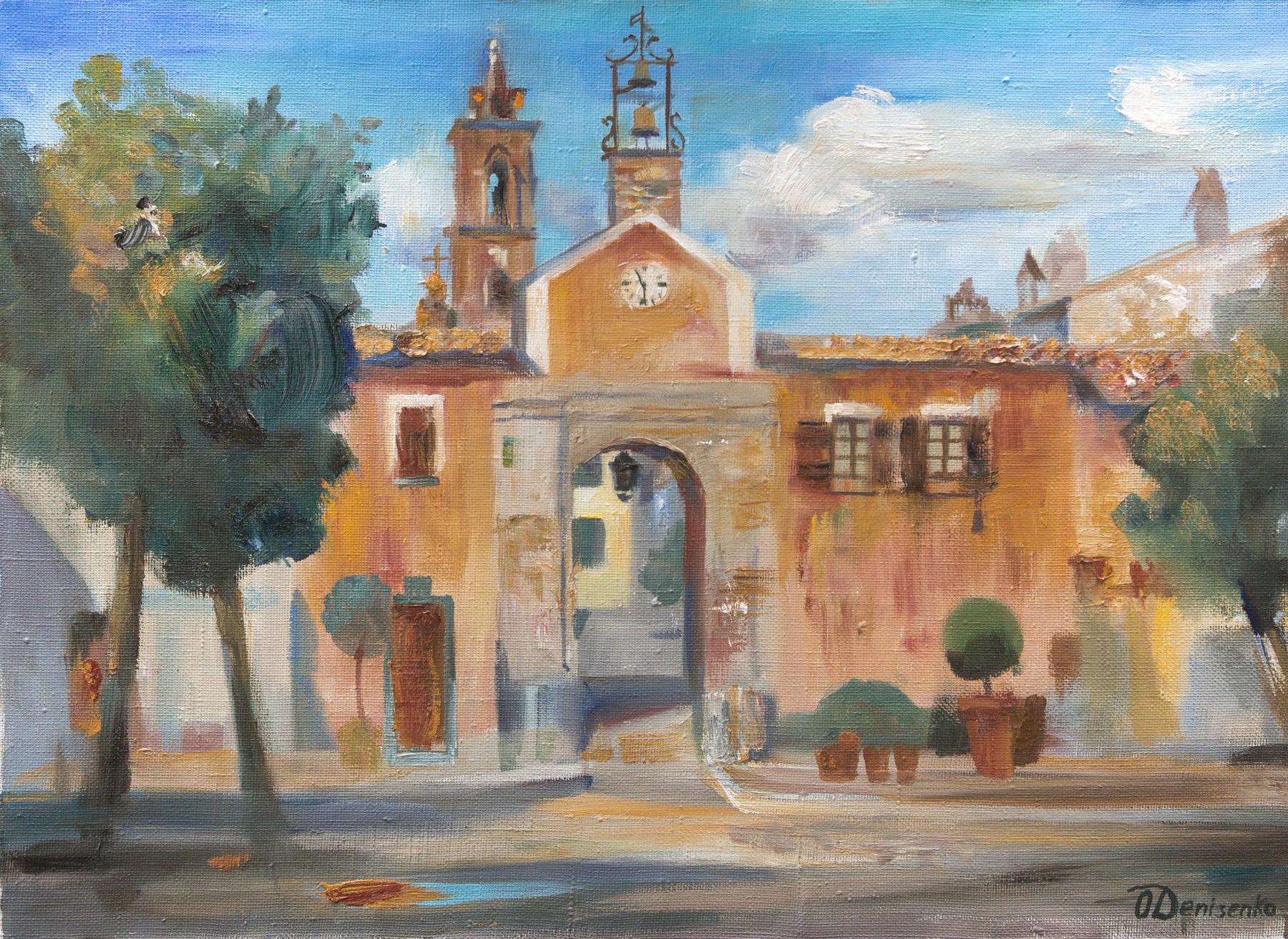 Italy. Original modern art painting