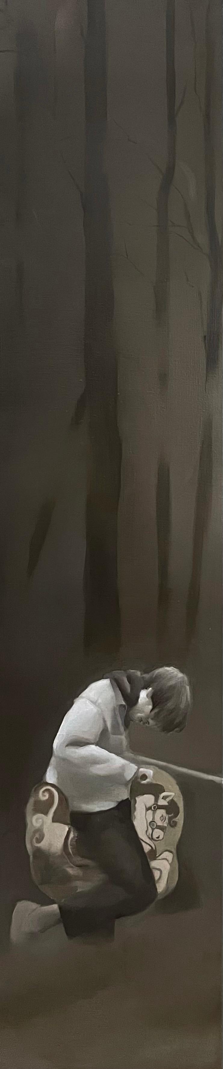 knight. Original modern art painting