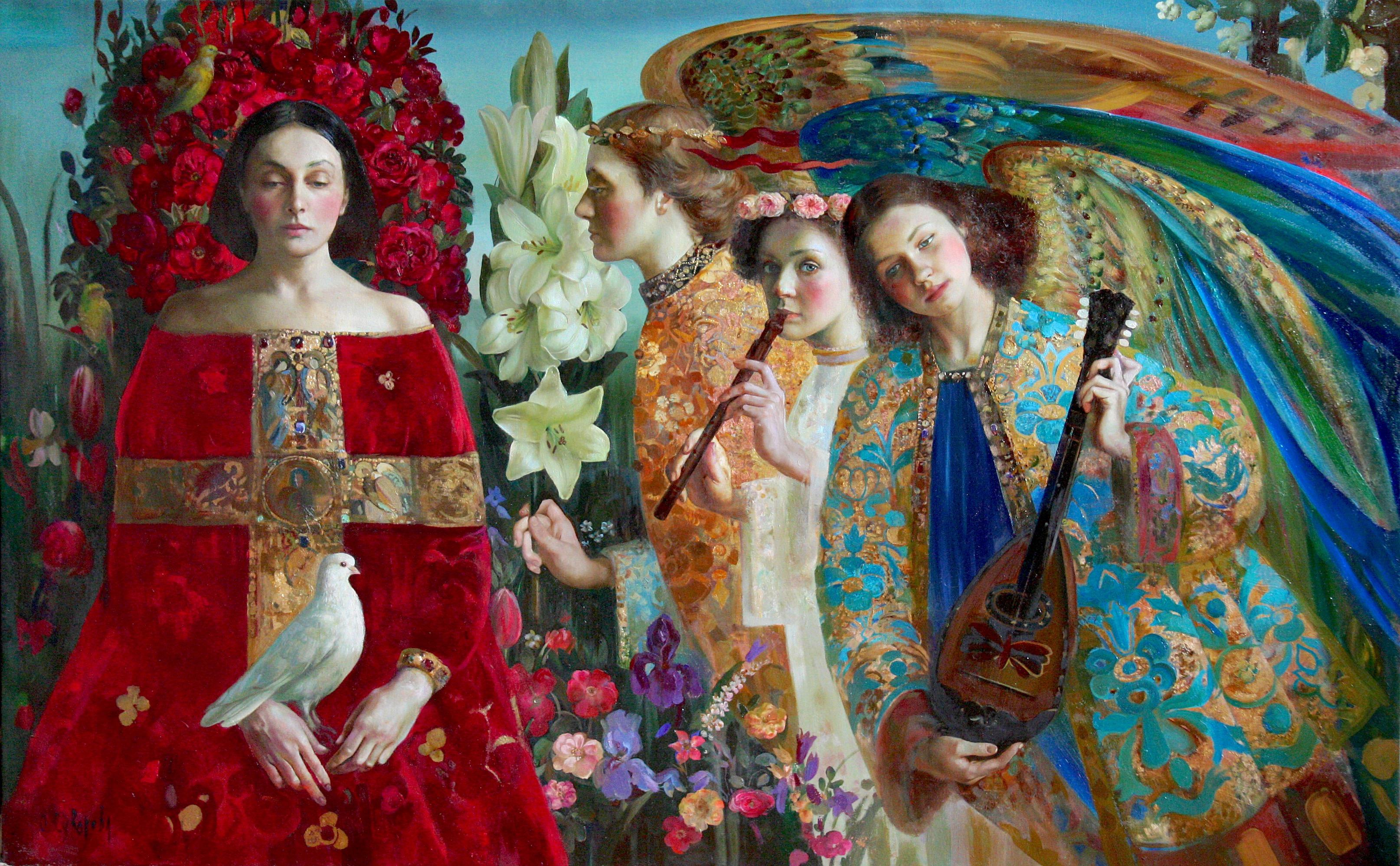 报喜. Original modern art painting