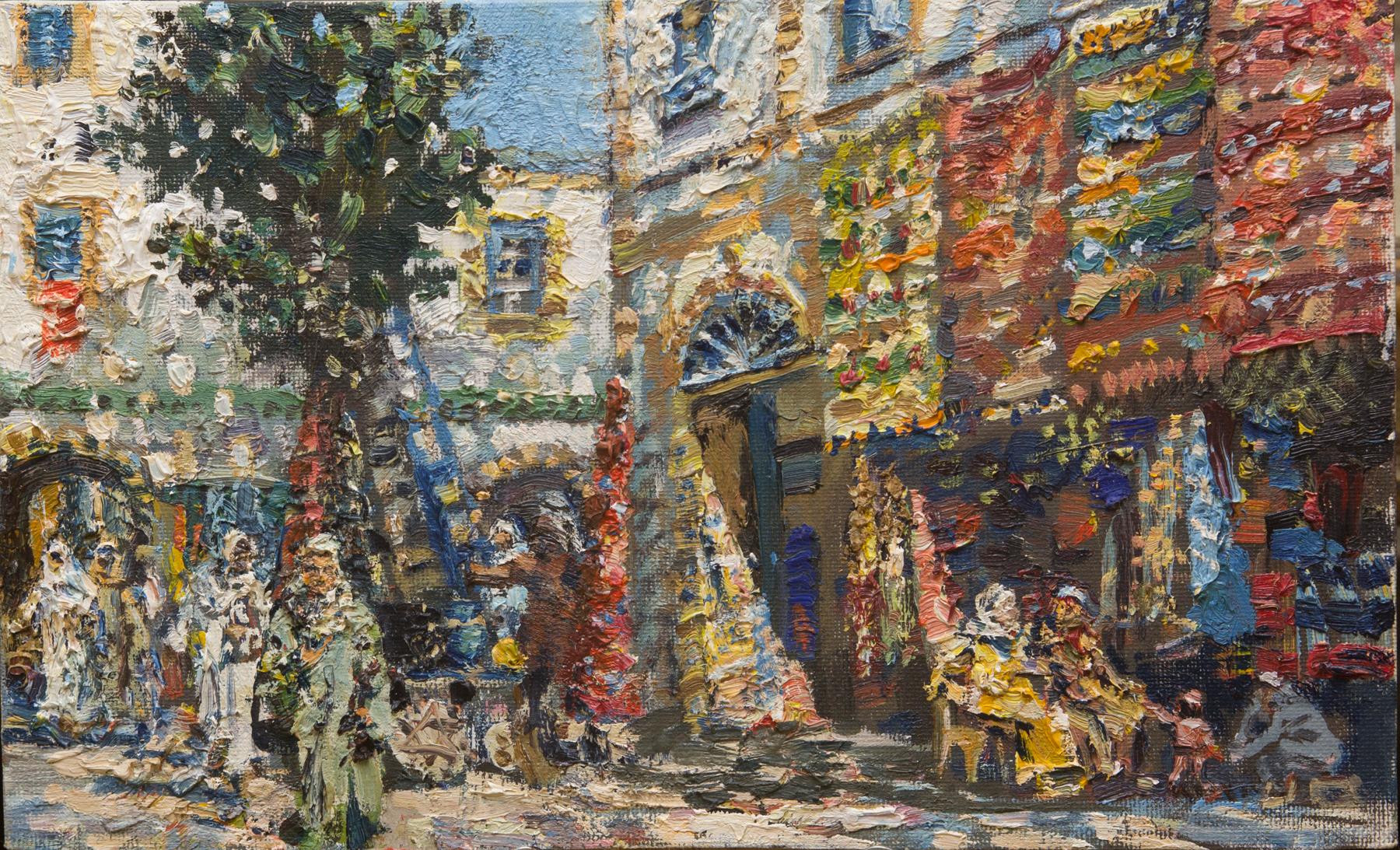 Марокканский эскиз. Original modern art painting