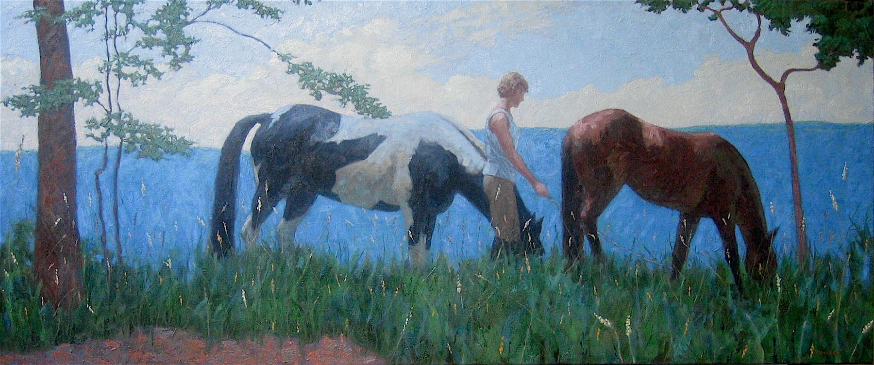 удовлетворенность. Original modern art painting