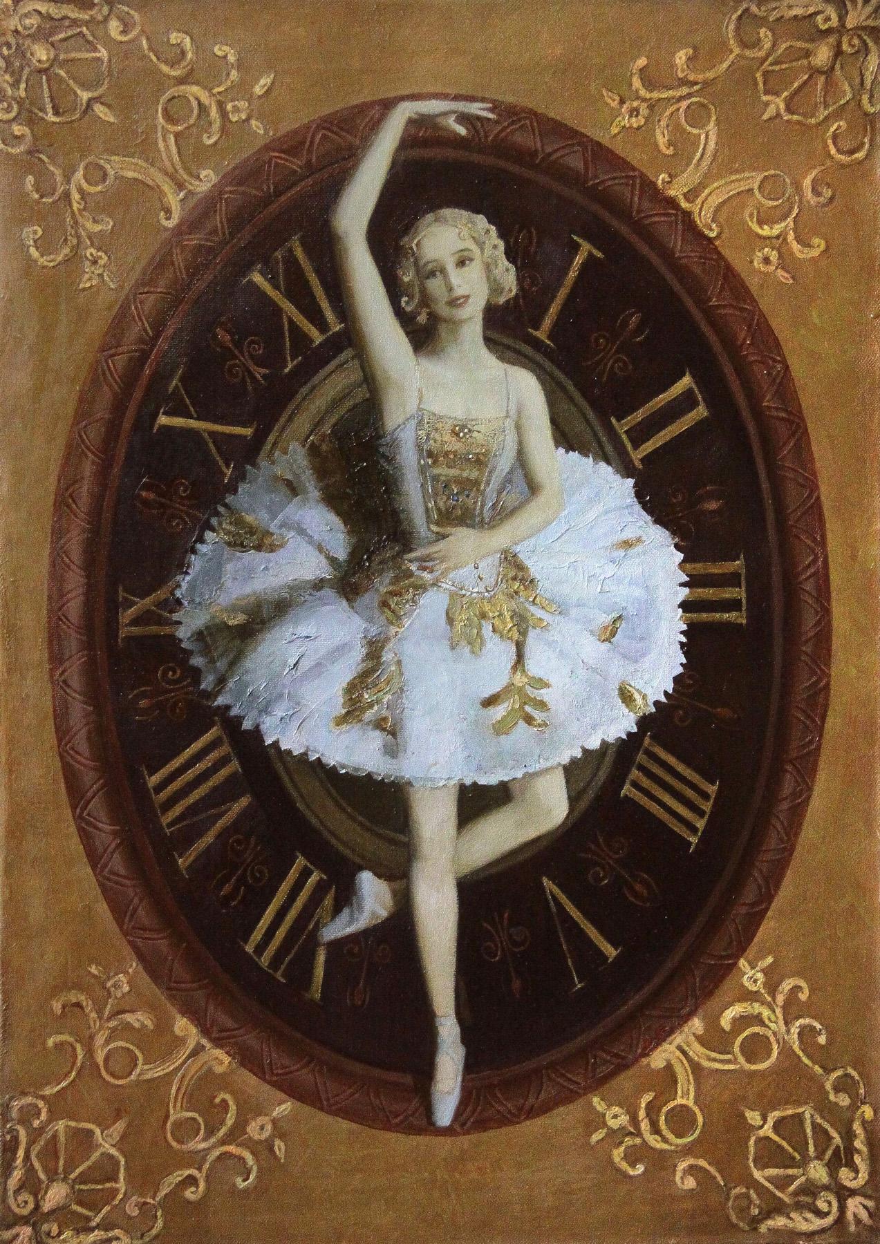 Watch's dance. Original modern art painting