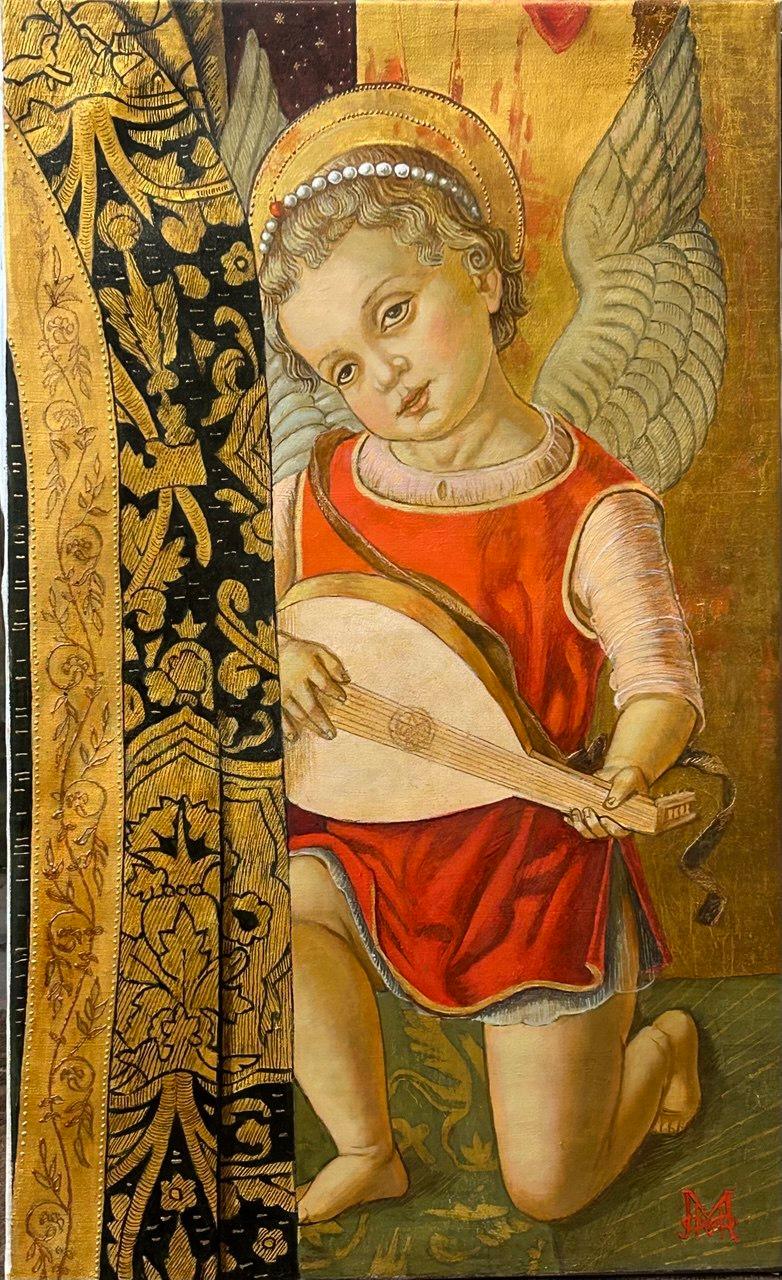 Putti. Original modern art painting