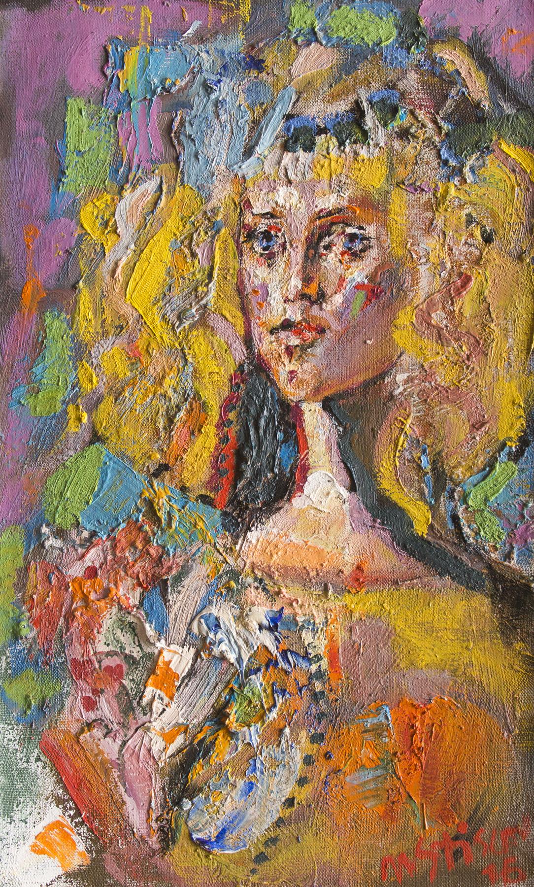 Remembrance. Original modern art painting