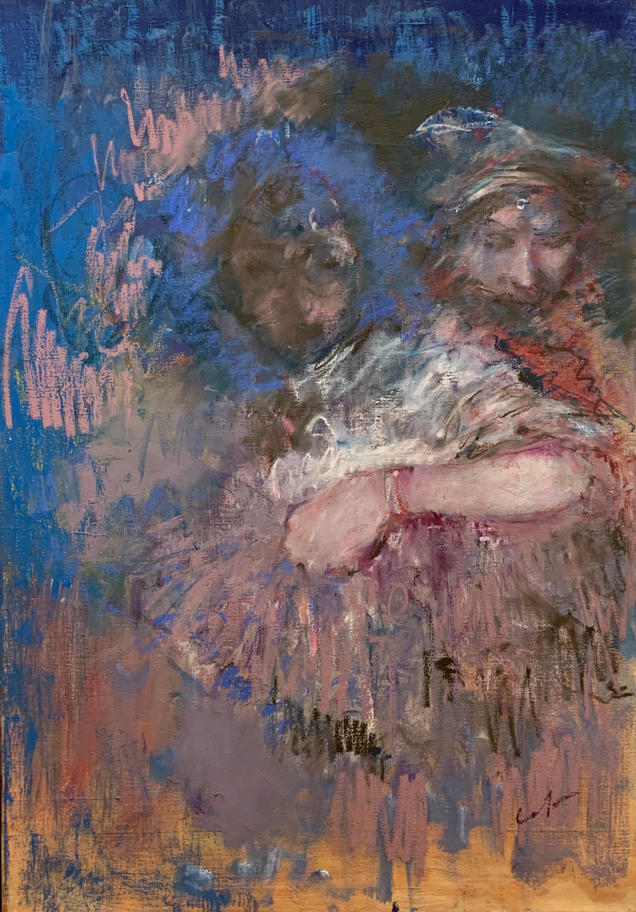 Знакомство 2024. Original modern art painting