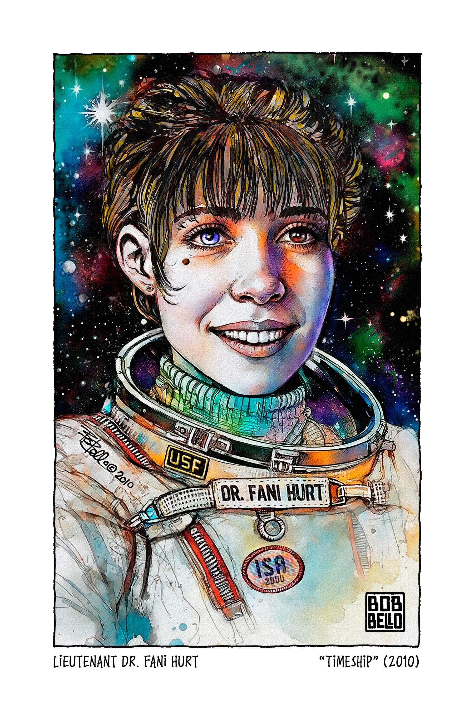 Doctor Fanni Hurt. Original modern art painting