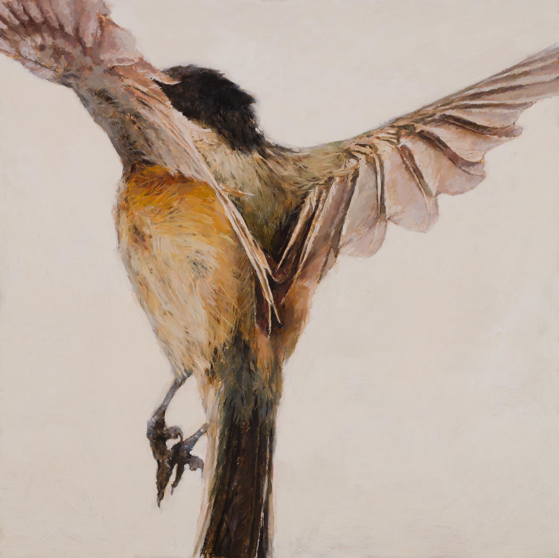 Птичка. Original modern art painting