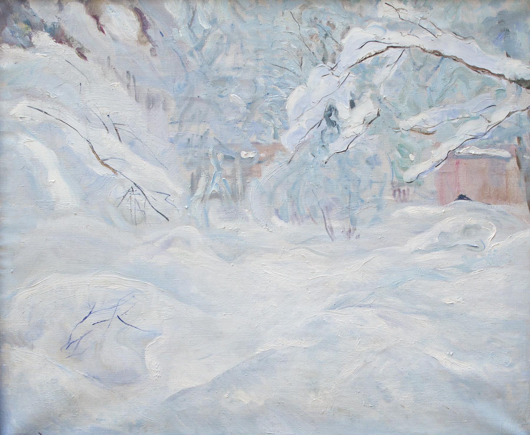 霜冻. Original modern art painting
