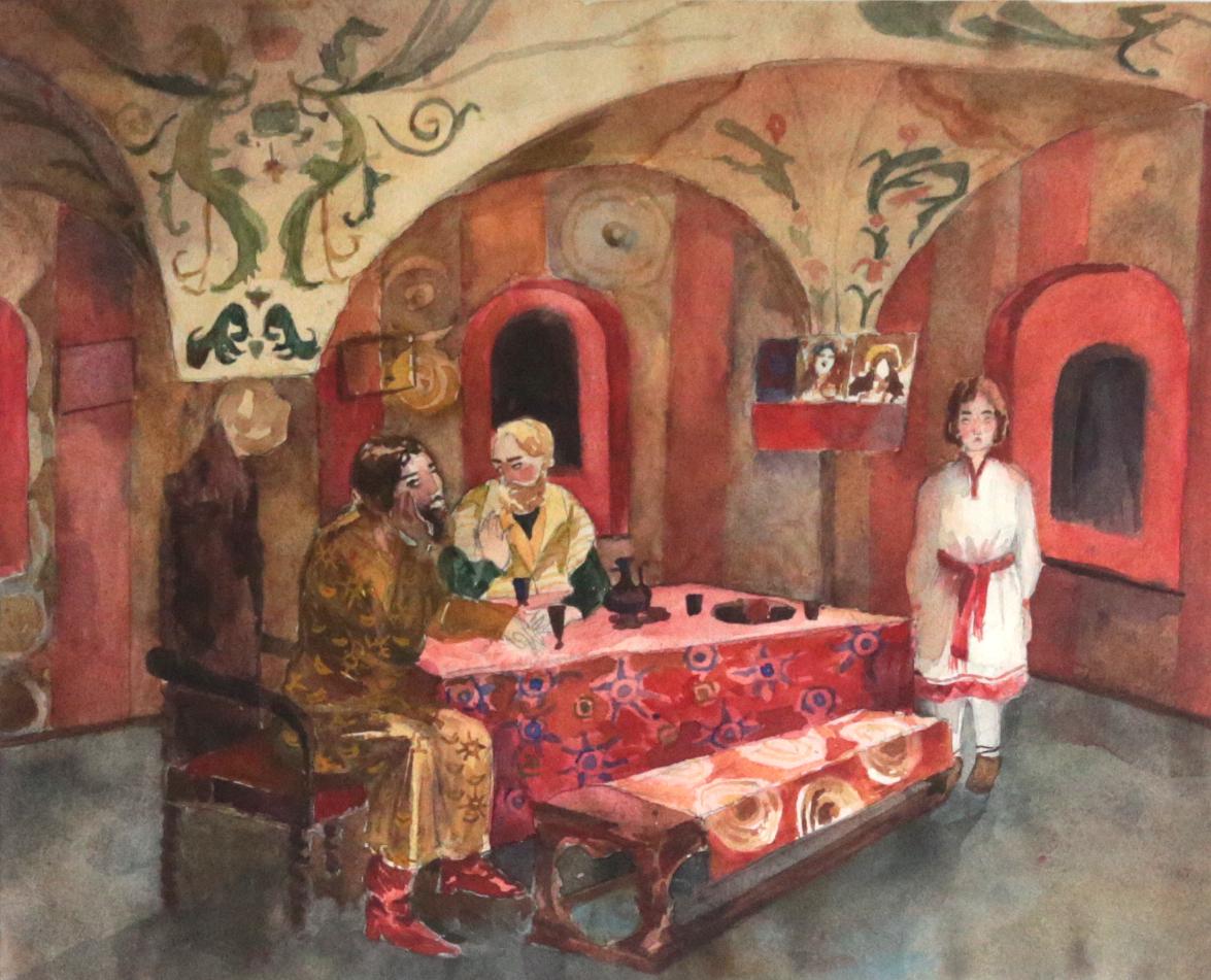 Aytikozueva D. Original modern art painting