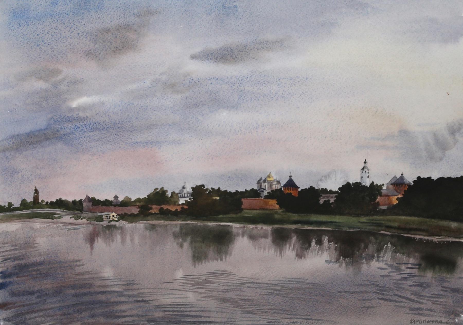 <！—>
zhuravkova s. Original modern art painting
