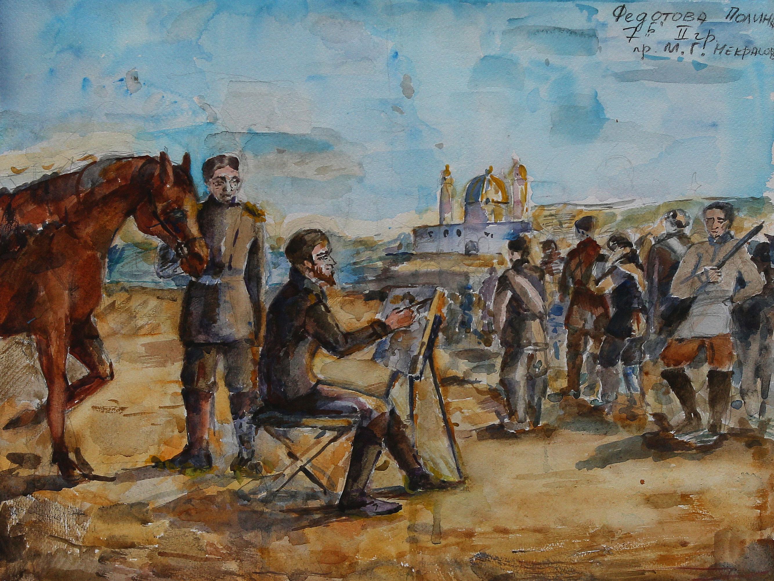 Федотова П.. Original modern art painting