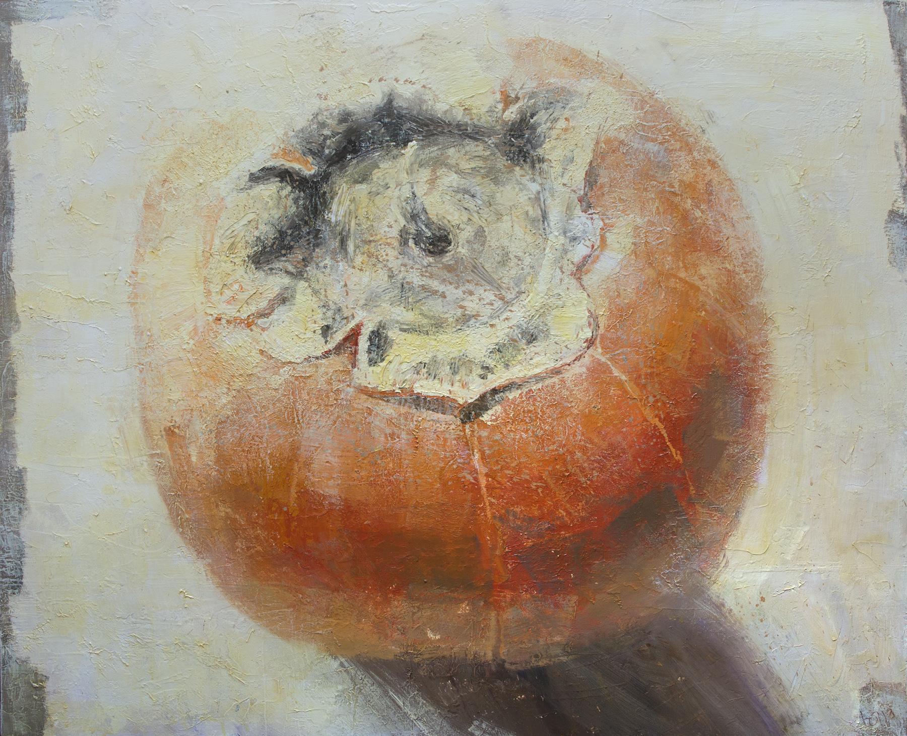 Persimmon I. Original modern art painting