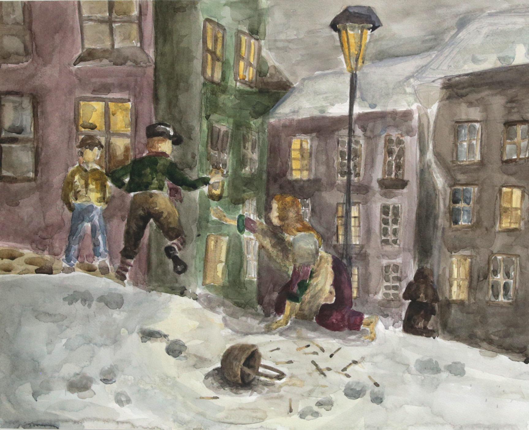 неопределенный nMoiseeva D. Original modern art painting