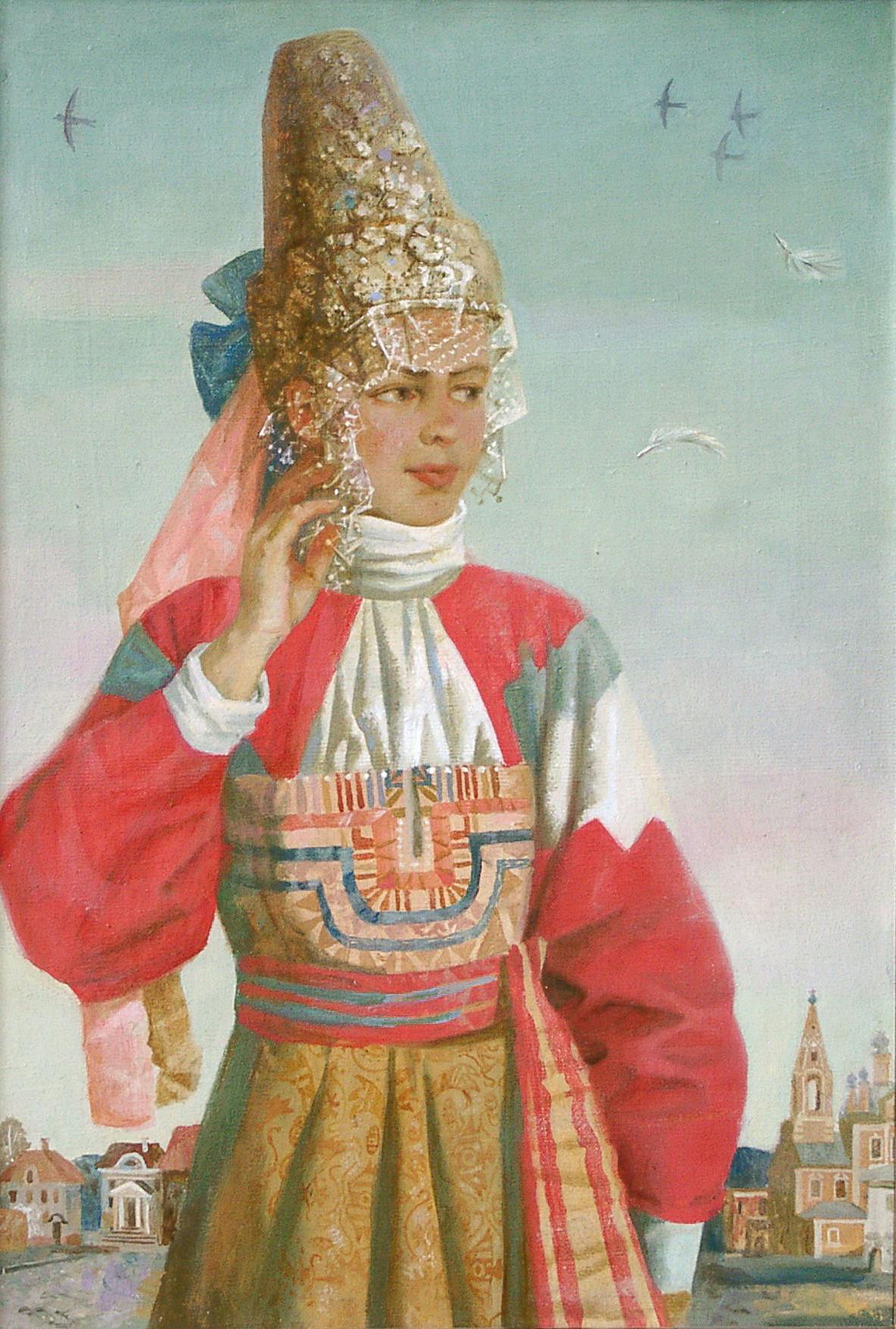 пружина. Original modern art painting