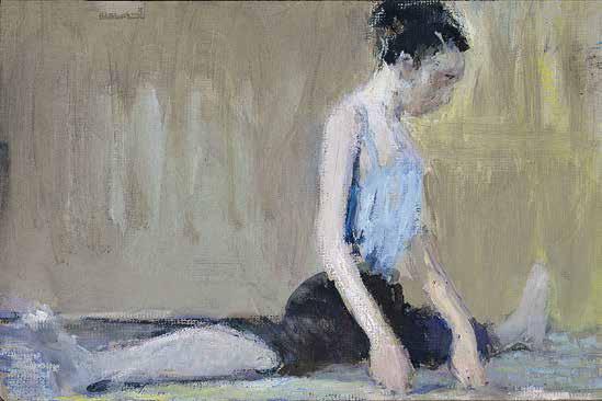 rehearsal, 2003. Original modern art painting