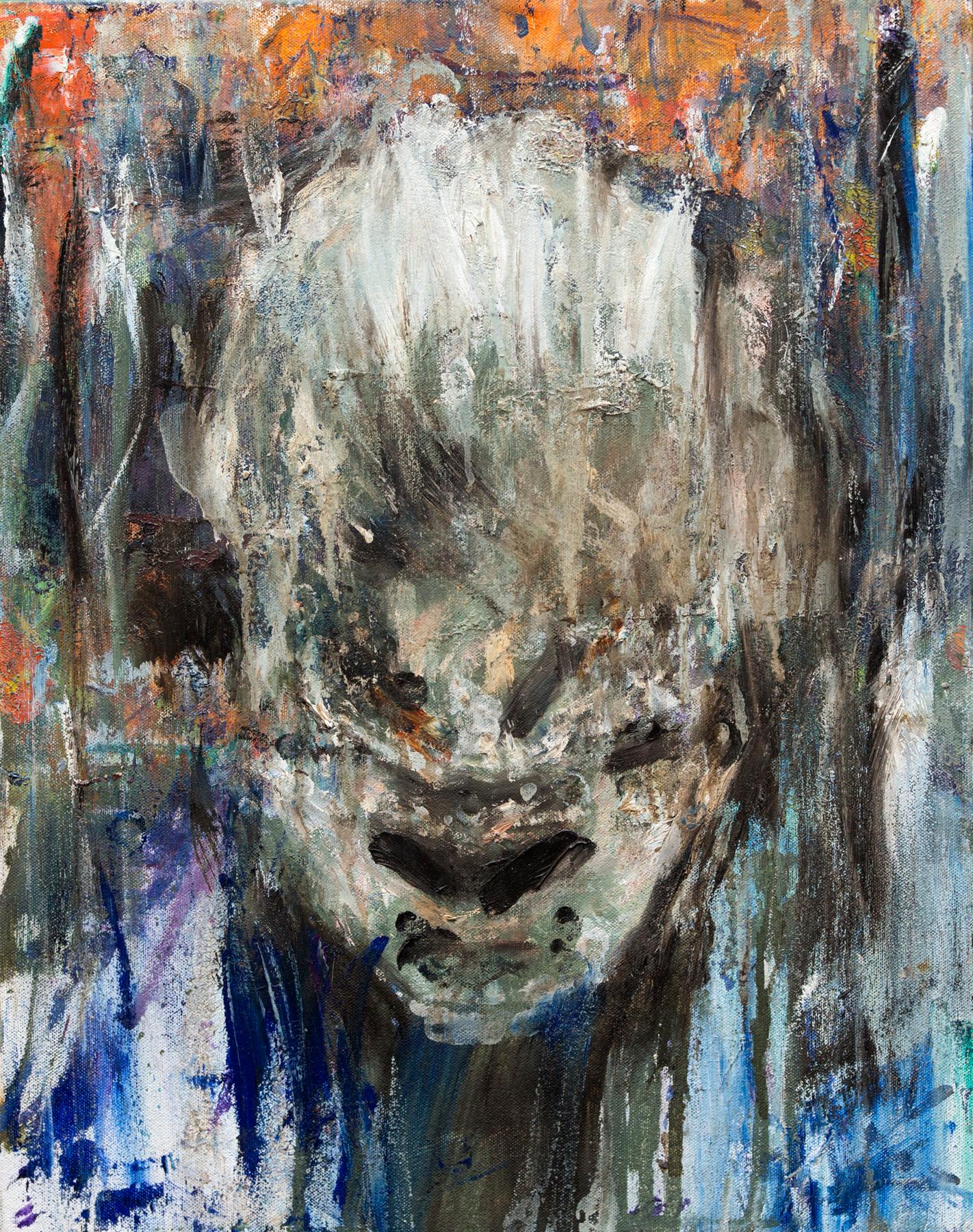 面具. Original modern art painting