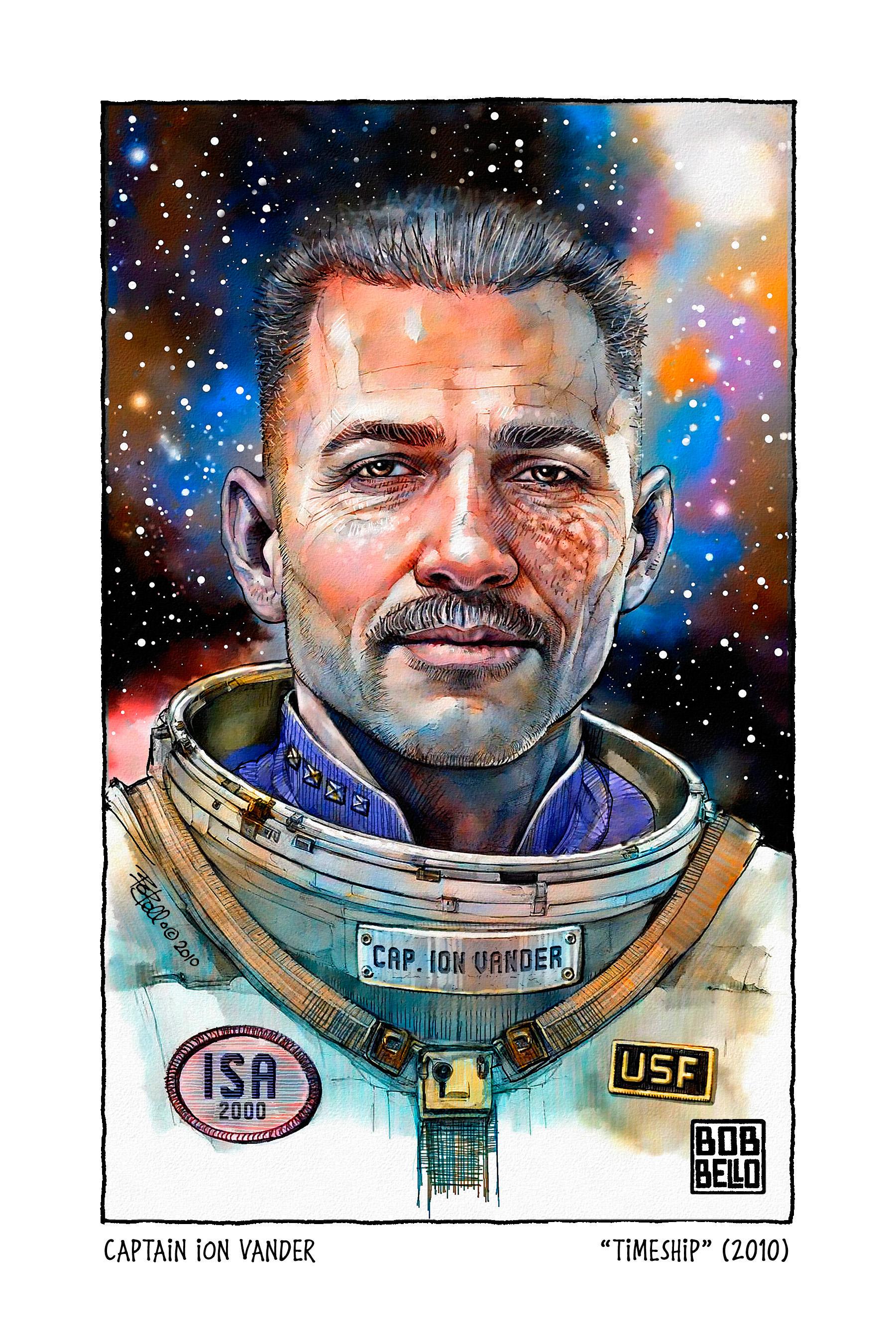 Captain Ion Vander. Original modern art painting