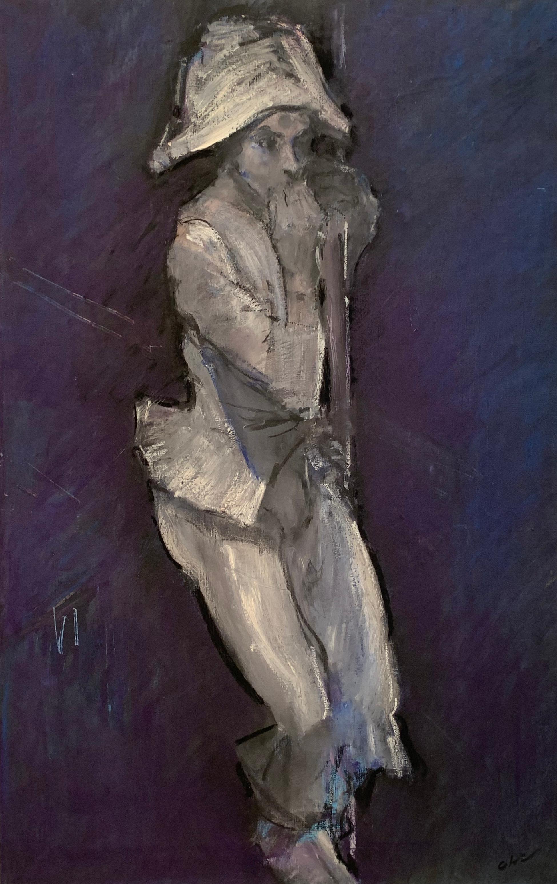 Pierrot 2025. Original modern art painting