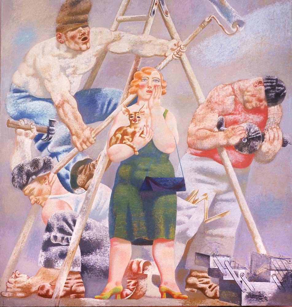 большой ремонт. Original modern art painting