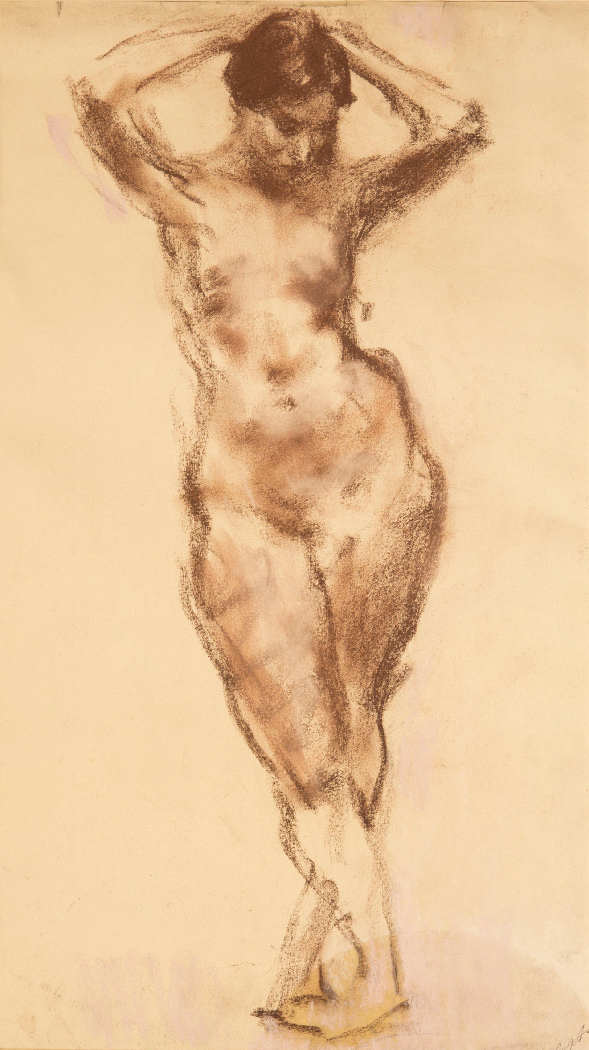 Ню. Original modern art painting