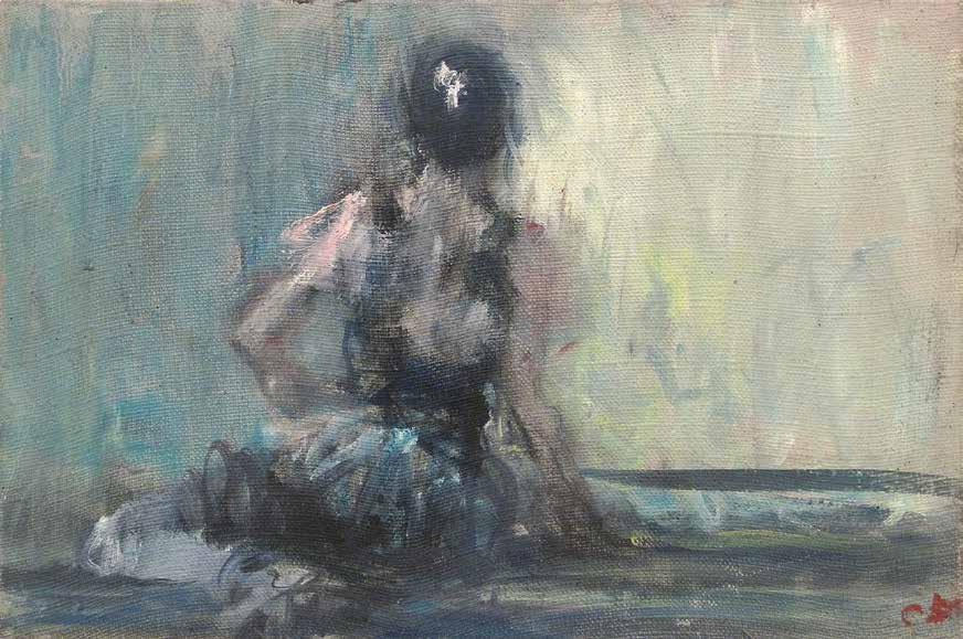 репетиция, 2003 год. Original modern art painting
